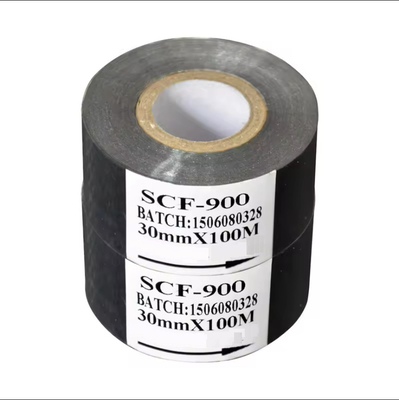 Black red black gold silver color hot stamp foil 30 mm date coding thermal ribbon stamping for batch printing