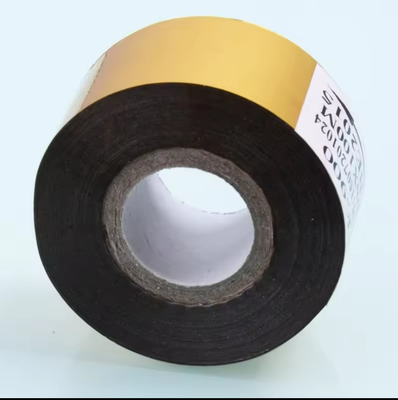 Black red black gold silver color hot stamp foil 30 mm date coding thermal ribbon stamping for batch printing