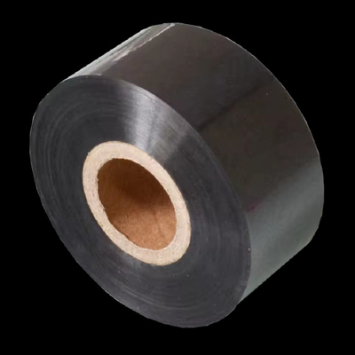 Black 30mm width 100M length hot stamp coding foil for packaging machine