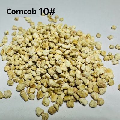 20#/ 40# / 60# Factory price Crushed feed grade natural corn cob grits corncob for Abrasive and polishing