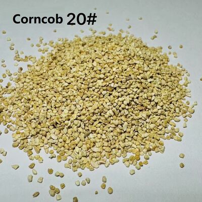 20#/ 40# / 60# Factory price Dry cleaning industry Corncob granule for polishing abrasive media  and sandblasting