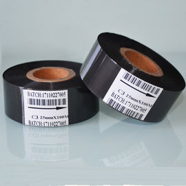 Black 25mm width 100M length hot stamp coding foil for cosmetics industries