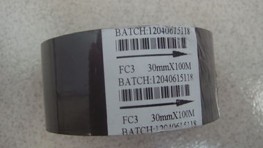 Black 25mm width 100M length hot stamp coding foil for cosmetics industries