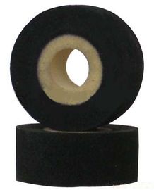 Black 25mm width 120M batch coding machine ribbon hot stamping foil