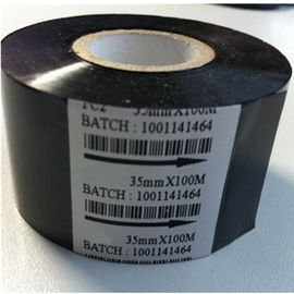 Hot Stamping Foil Barcode Ribbon for Food Industry Coding Dates 30mm*100mtr