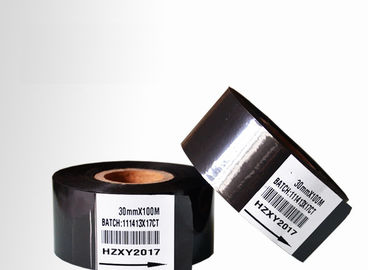 Hot Stamping Foil Barcode Ribbon for Food Industry Coding Dates 30mm*100mtr