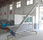 Flexible shaftless screw auger conveyor for powder granuler grain rice