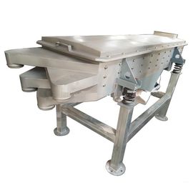Good Quality  1-5  layers  Linear motion vibrating screen machine square type vibrating screen classifier for soya beans