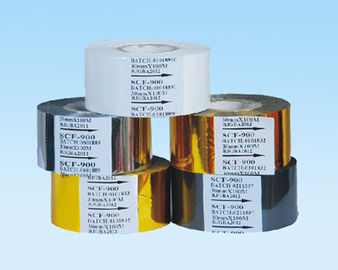 Date code ribbon black color hot stamping foil for expiry date batch No printing machine