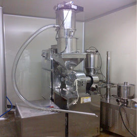 304 Stainless steel plastic granule / grain / powders dry granulation screening system auto feeder