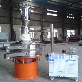 304 Stainless steel plastic granule / grain / powders dry granulation screening system auto feeder