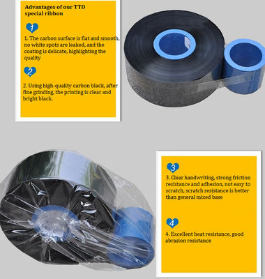 High Temperature and Friction Resistance Hot Coding Ribbon foil for Thermal Transfer Overprinter