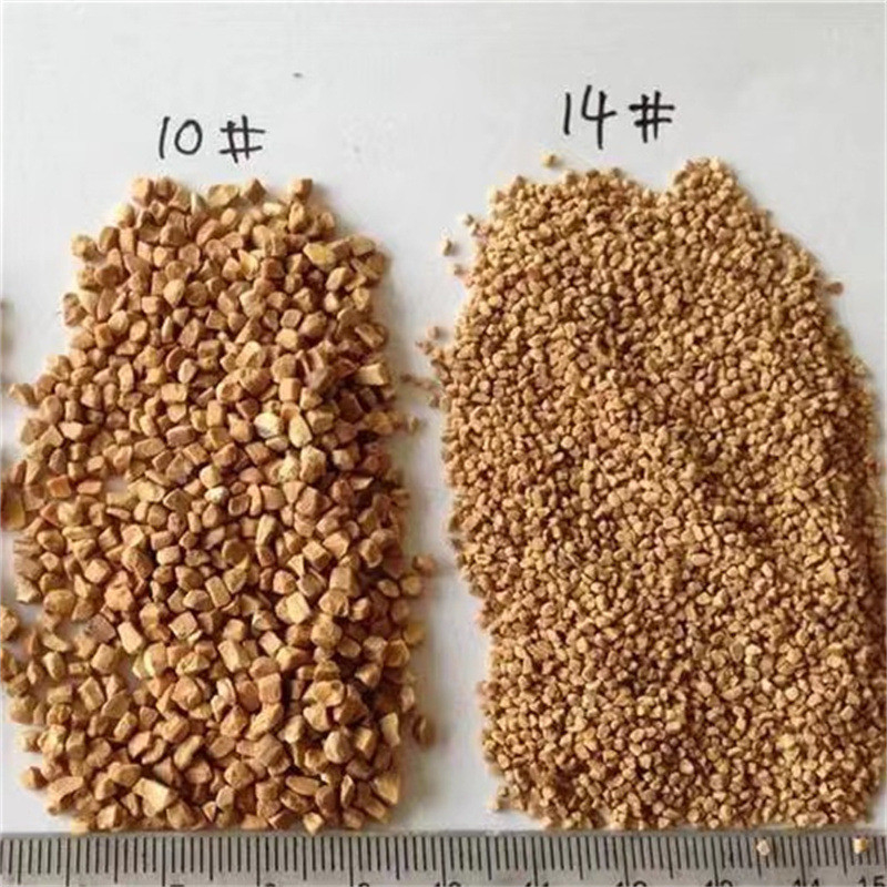 Walnut shell abrasive polishing mirror polishing abrasive metal polishing stainless steel hardware polishing