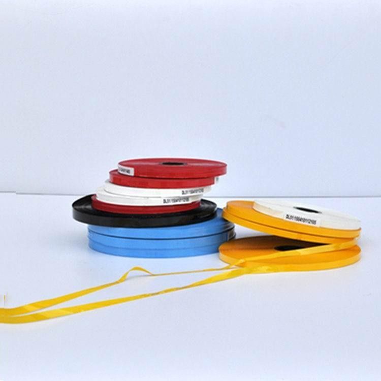 Colored 8mm/9mm/10mm*1000m Hot Stamping Ribbon Foil For Date Coder Cable&Pipe Marking Tape