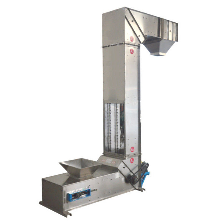 High Capacity Chemical Particle Powder Vertical Elevator Bucket Z Type Conveyor Equipment