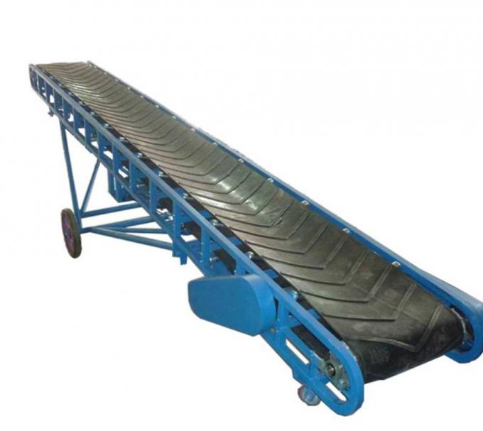 The truck loading unloading belt conveyor/Big dip Angle belt conveyor